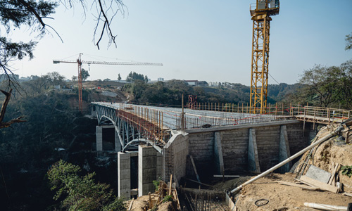 Nuevo puente aliviará tráfico en el sur de la ciudad Capital