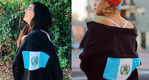 La bandera de Guatemala se vuelve una moda en Los Ángeles California